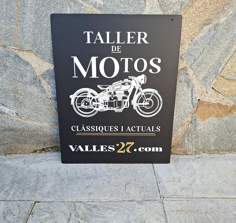 banderola taller motos