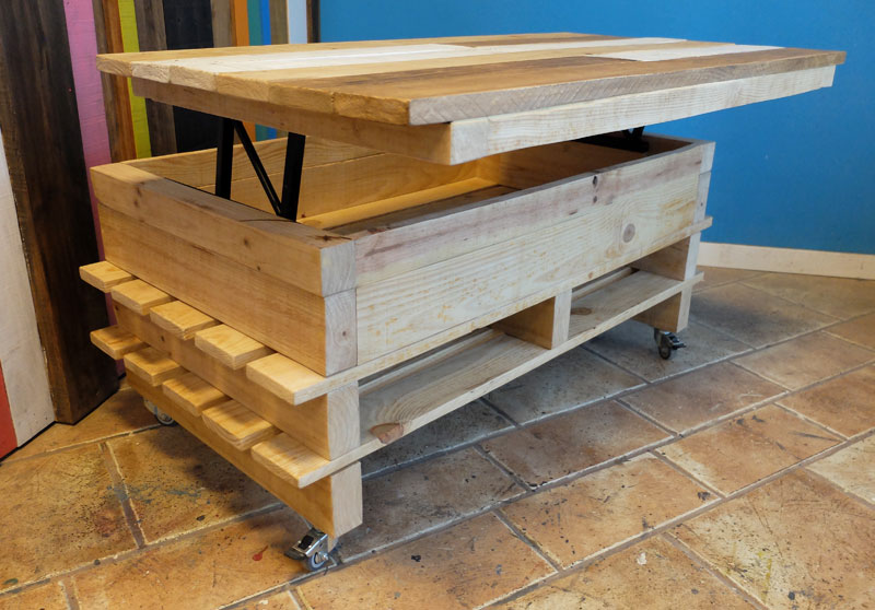 taula de centre de fusta
