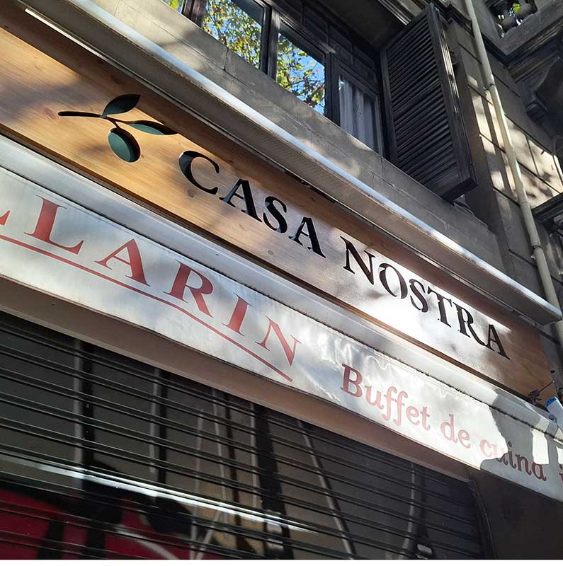 cartell fusta alimentació